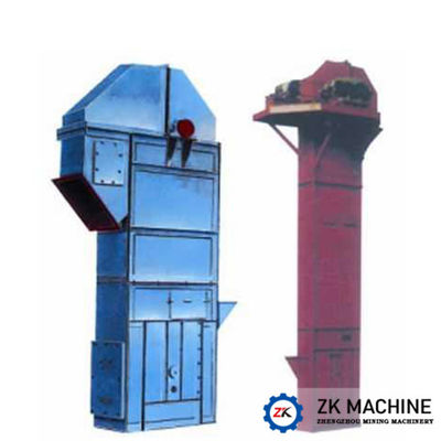 Minério da mineração que transporta o equipamento, elevadores de cubeta industriais para a planta do cimento