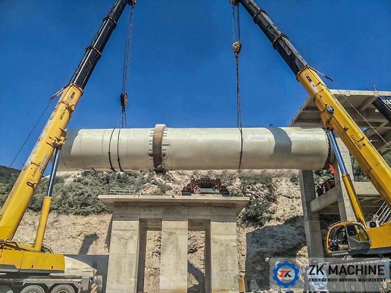 Linha de produção de cal ativa de 800T/D com instalação em campo e serviço pós-venda