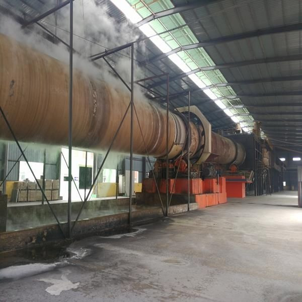 Equipamento de calcinação de cinzas de fornos elétricos Forno rotativo de óxido de zinco com capacidade de 400-1000 T/D