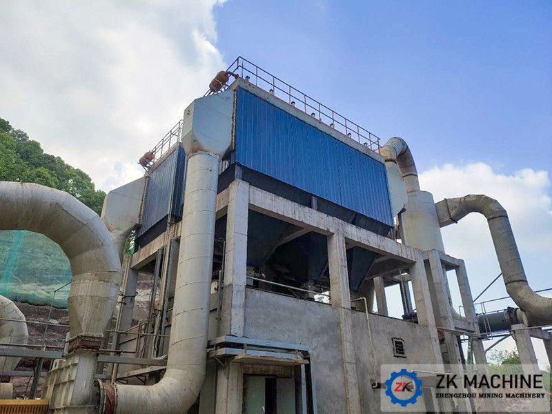 Máquina de filtragem de sacos a jato de pulso em linha industrial para fábrica de cimento
