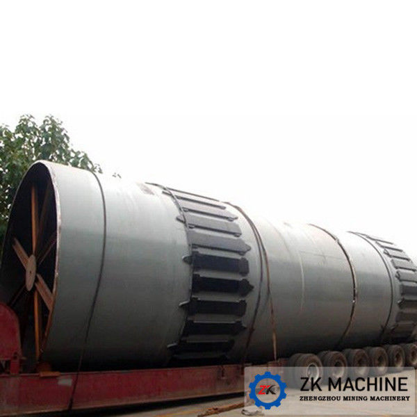 Secador de tambor industrial rotativo de grande capacidade para calcário com motor de 7,5-160kw