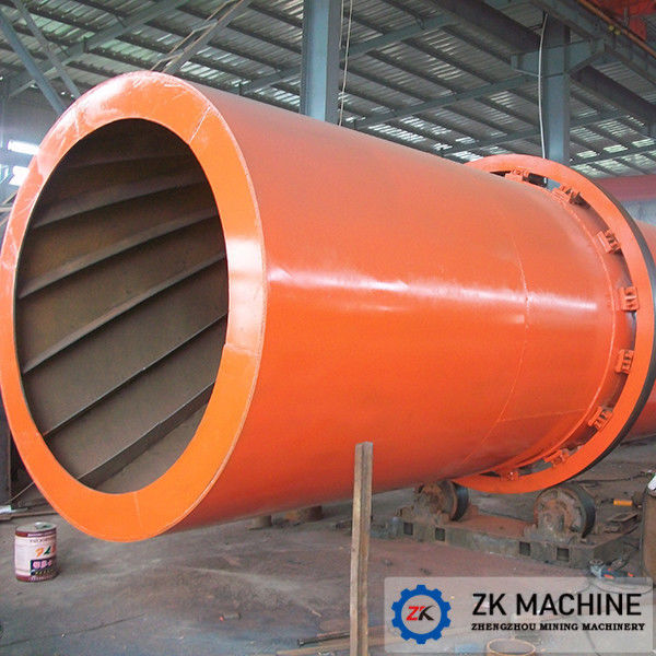 Secador de tambor industrial rotativo de grande capacidade para calcário com motor de 7,5-160kw
